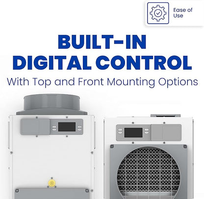AprilAire E080 Pro 80-Pint Whole-House Dehumidifier + Model 76 Wall Mount - Image 9