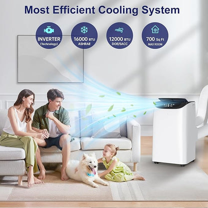 Inverter 16000BTU Portable Air Conditioners - Image 3