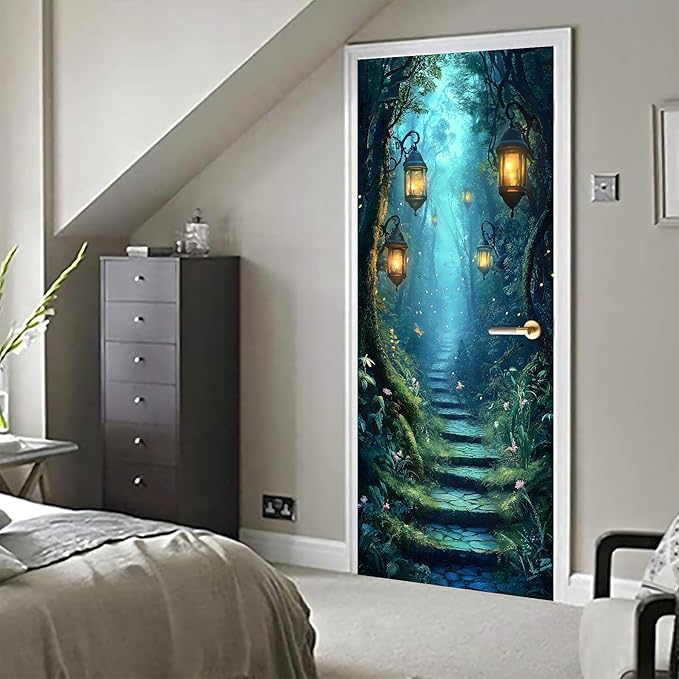 3D Door Stickers, Peel and Stick Vinyl Wallpaper ，Self-Adhesive Mural - Image 6