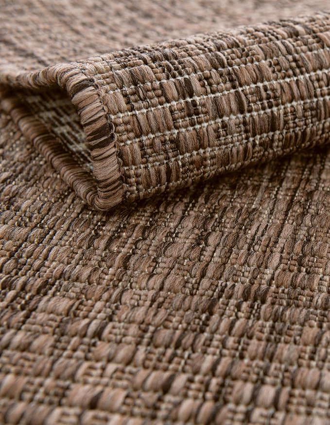 Unique Loom Outdoor Solid Collection Area Rug - Image 6