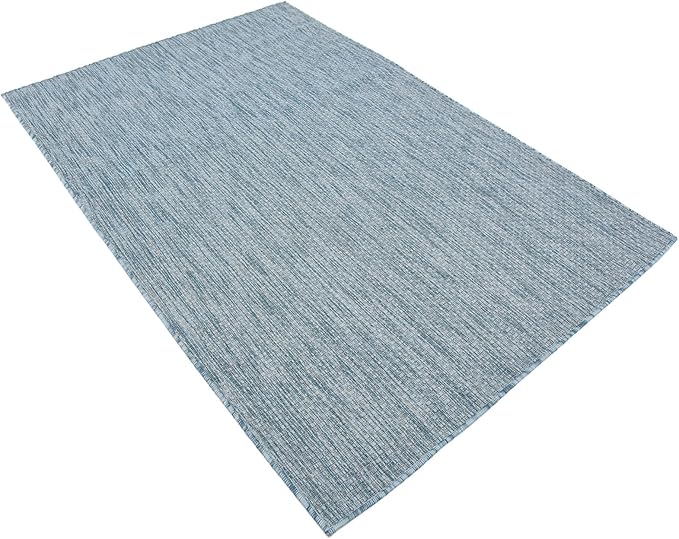 Unique Loom Collection Casual Transitional Solid Heathered Indoor/Outdoor - Image 5