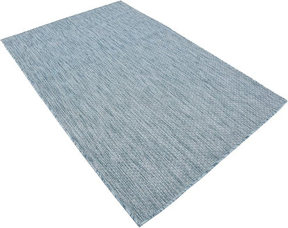 Unique Loom Collection Casual Transitional Solid Heathered Indoor/Outdoor - Image 5