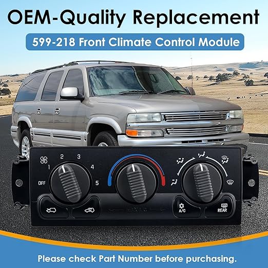 599-218 Front Climate Control Module Compatible - Image 2