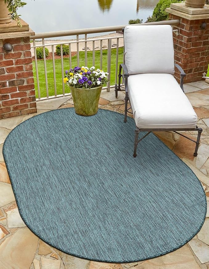Unique Loom Outdoor Solid Collection Area Rug by UniqueLoom