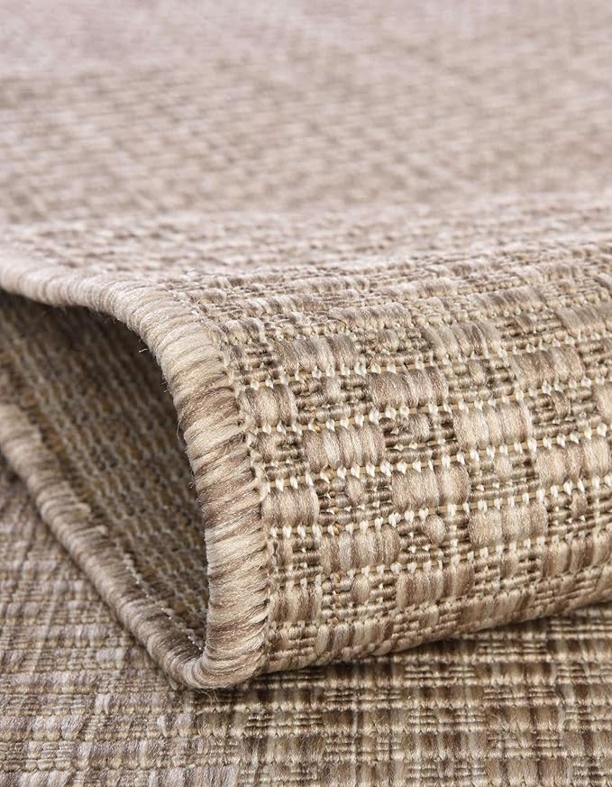 Unique Loom Collection Casual Transitional Solid Heathered Indoor/Outdoor - Image 3