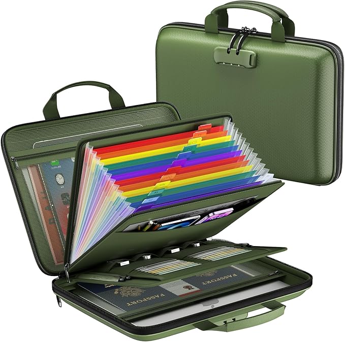 Fireproof File Organizer, Fireproof Document Box by ZOOPIP