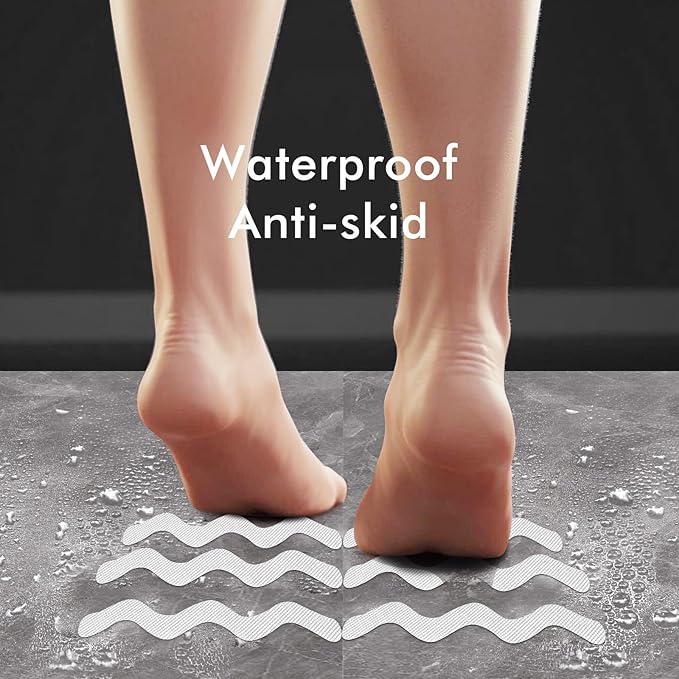 24 PCS Anti Slip Shower Stickers, Safety Bathtub Non Slip Strips, Adhesive - Image 2