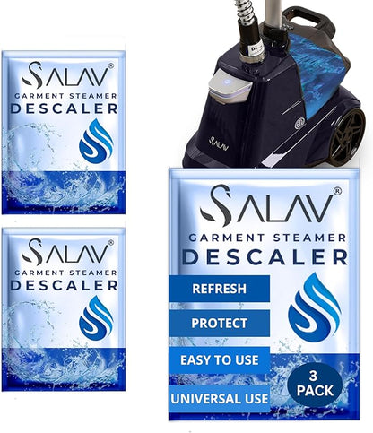 SALAV Garment Steamer Descaling Solution Decalcifier Packets by SALAV