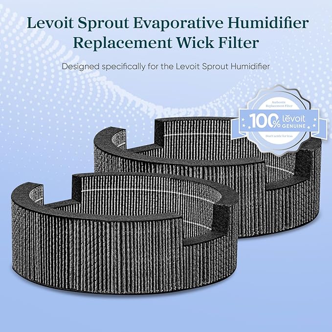 LEVOIT 2-Pack Wick Filters for Sprout Evaporative Humidifier - Image 2