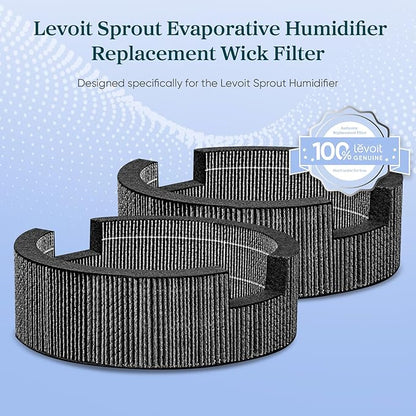 LEVOIT 2-Pack Wick Filters for Sprout Evaporative Humidifier - Image 2