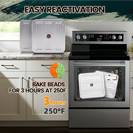 200 Gram Gun Safe Dehumidifier, Reusable Silica Gel Dehumidifier, Indicating - Image 4