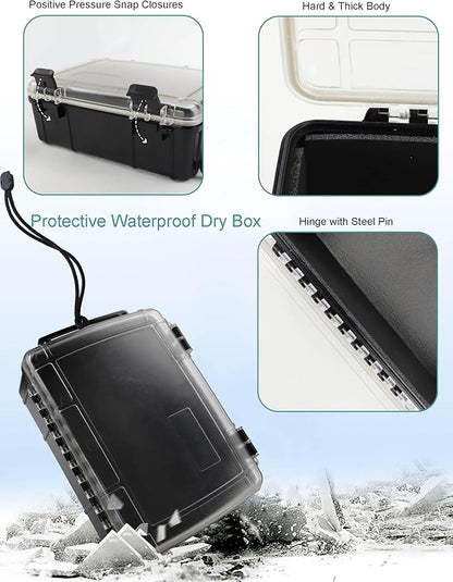 Avlcoaky Waterproof Box Dry Box Waterproof Containers Watertight Storage Box - Image 6