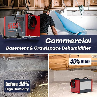 Abestorm Hanging Kits for Crawl Space & Basement Dehumidifiers, Easy Way to - Image 3