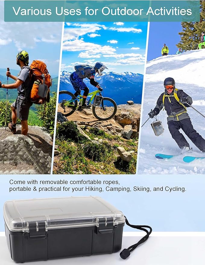 Avlcoaky Waterproof Box Dry Box Waterproof Containers Watertight Storage Box - Image 4