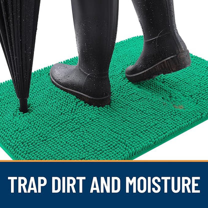 OLANLY Dog Door Mat for Muddy Paws 36x24, Absorbs Moisture and Dirt, Absorbent - Image 2