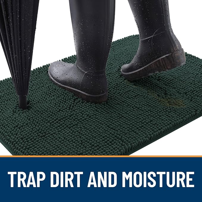 OLANLY Dog Door Mat for Muddy Paws 47x24, Absorbs Moisture and Dirt, Absorbent - Image 2