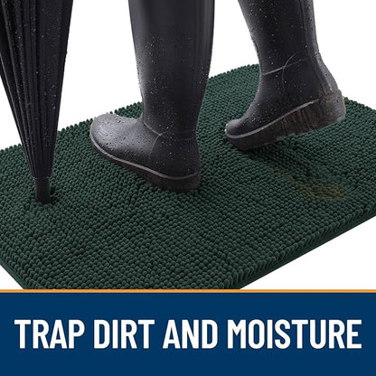 OLANLY Dog Door Mat for Muddy Paws 47x24, Absorbs Moisture and Dirt, Absorbent - Image 2