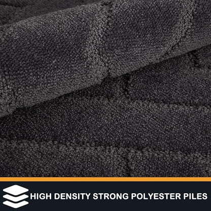 PURRUGS Dirt Trapping Door Mat 24" x 59", Non-Slip Machine Washable Entry Rug - Image 3