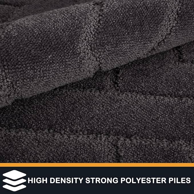 PURRUGS Dirt Trapping Door Mat 32" x 70", Non-Slip Machine Washable Entry Rug - Image 3