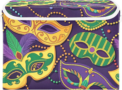 xigua Mardi Gras Mask Storage Bins by LLCxigua