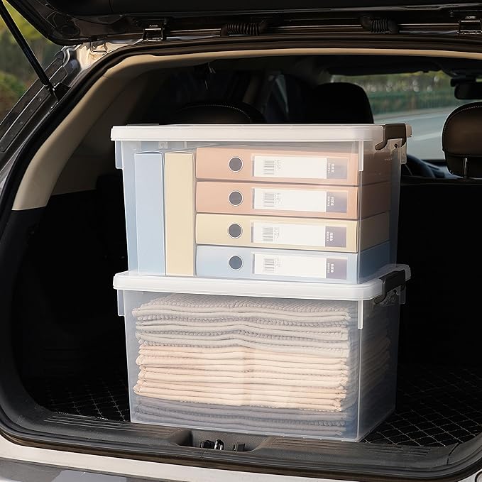 Citylife 48 Qt. Plastic Storage Bins - Image 7