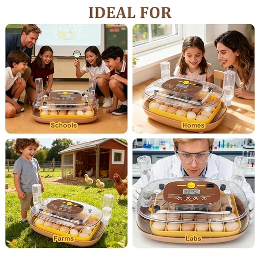 3rd Gen - 24 Egg Automatic Incubator, Stage-Based Adaptive Humidity - Image 8