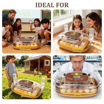 3rd Gen - 24 Egg Automatic Incubator, Stage-Based Adaptive Humidity - Image 8