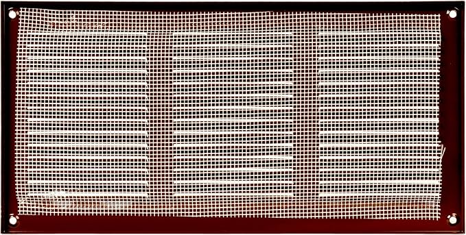 Vent Systems 12" x 6" Inch Scratch Resistant Brown Metal Vent Cover - Image 6