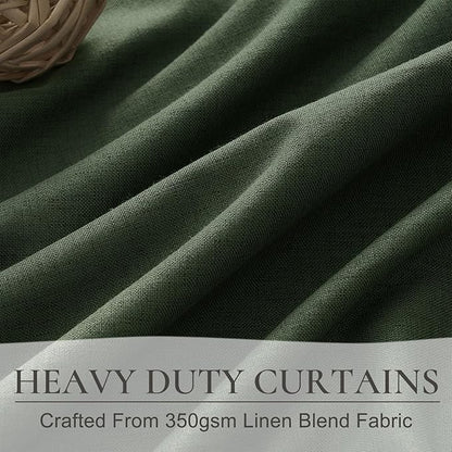 Large Window Room Darkening Curtains 108 Inches Long, Heavy Duty Thermal - Image 5