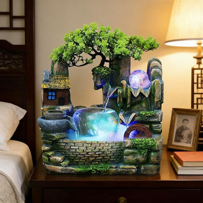 Tabletop Waterfall Fountain Humidifier - Image 2