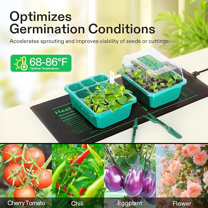 VIVOSUN 2-Pack 48" x 20.75" Durable Waterproof Seedling Heat Mat, UL & - Image 5