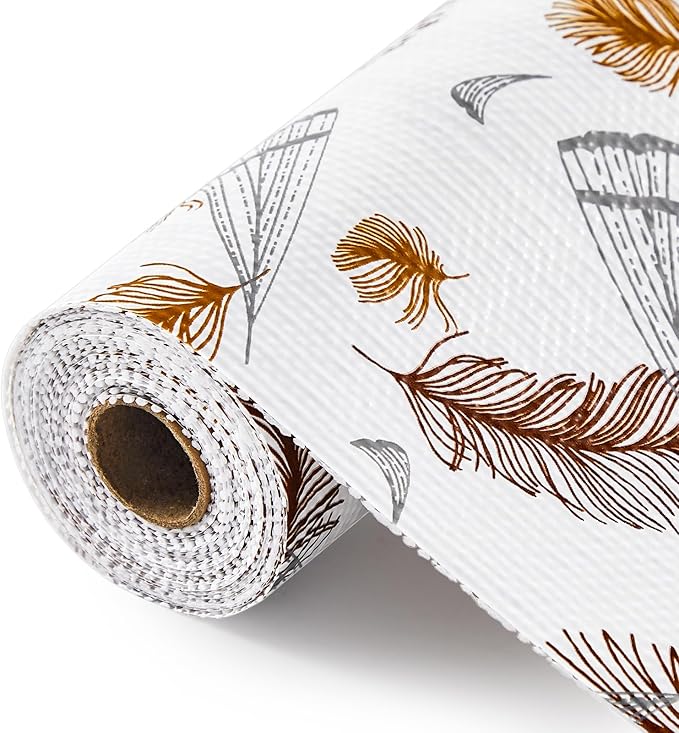 Drawer and Shelf Liner, Non-Slip Kitchen Cabinet Liners Non-Adhesive Thick by ALIUNI