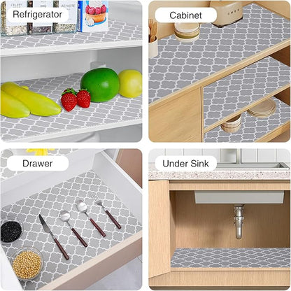 Drawer and Shelf Liner for Kitchen Cabinet, Non-Adhesive Cabinet Liner 18in x - Image 8