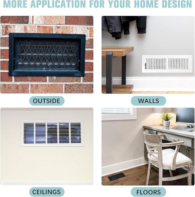 6 Pack Magnetic Vent Covers 5.5"x12", Magnet Cover - Image 6