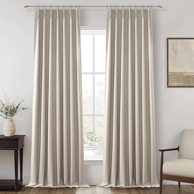 Viral Curtains with Pinch Pleat Clips & Hooks by QJMYDECO