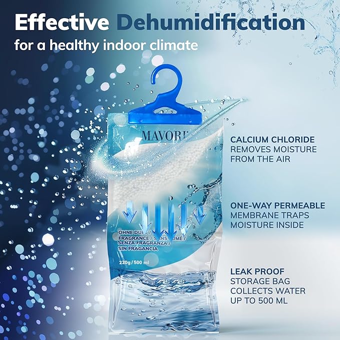 Hanging Moisture Absorber Bags, Dehumidifier Bags - Image 3