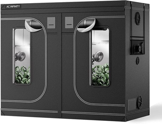 AC Infinity CLOUDLAB 894, Advance Grow Tent 8x4, Thickest 1" Poles, 2000D Mylar by ACInfinity