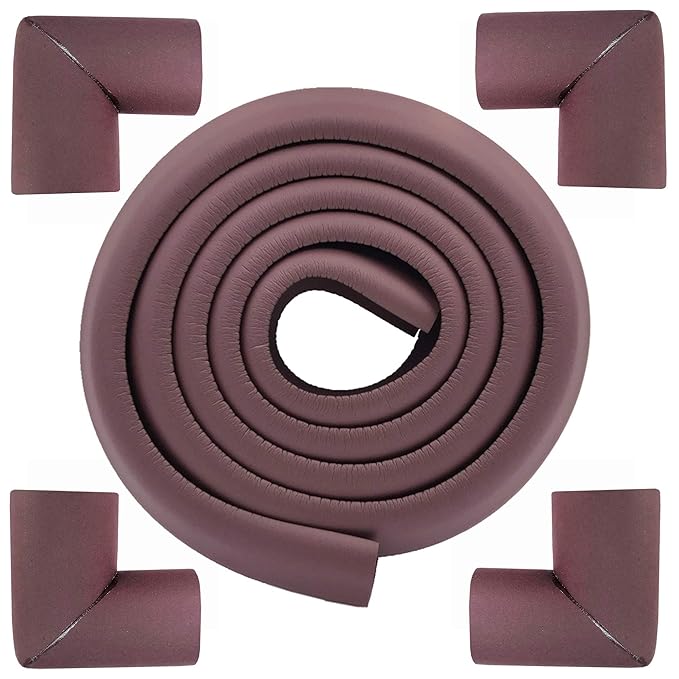 M2cbridge L Shape Extra Thick Furniture Table Edge Protectors Foam Guard 6.5 Ft by M2cbridge