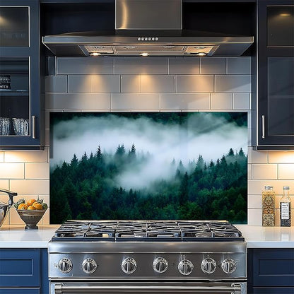 NYZE Kitchen Backsplash Stickers Waterproof Stove Backsplash Protector by GIVEYOUTHEBEST
