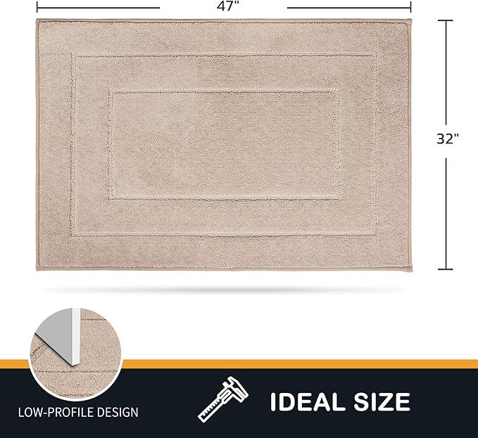 PURRUGS Dirt Trapping Door Mat 32" x 47", Non-Slip/Skid Machine Washable - Image 2