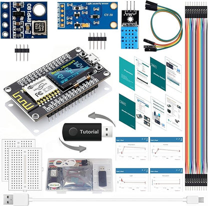 ESP8266 Weather Station and Weather Instrument Kit, NodeMCU ESP8266 Integrated by ideaspark