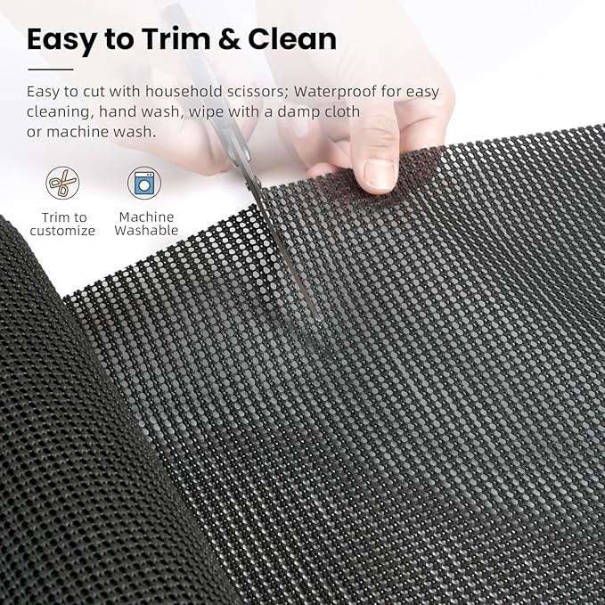 BAGAIL Drawer and Shelf Liner, 12 in X 20 Ft Non-Adhesive Shelf Liners - Image 4