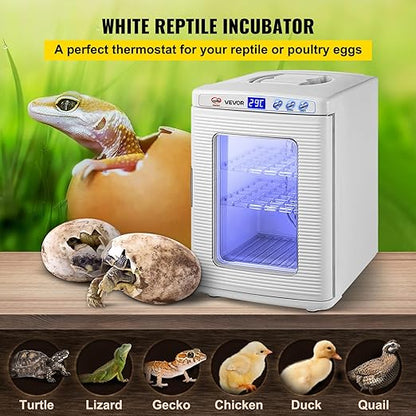 Happybuy White Reptile Incubator 25L Scientific Lab Incubator Digital Incubator - Image 2
