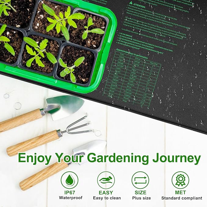 Seedling Heat Mat 48"x20.75", UL & MET-Certified Waterproof Plant Heating Pad - Image 7