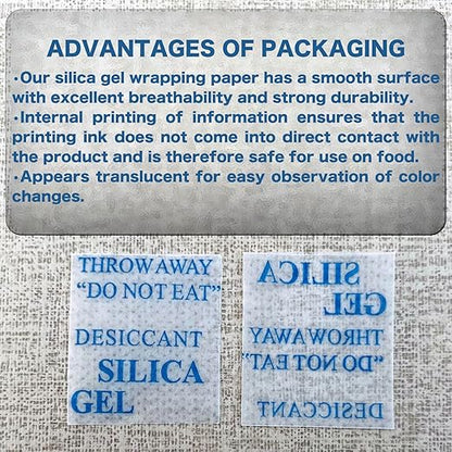 Silica Gel Packets with Color Indicating, 2 Gram Desiccant Packs - Image 2