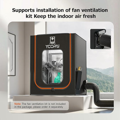 3D Printer Enclosure with LED Light, Fireproof Dustproof Tent Constant - Image 7