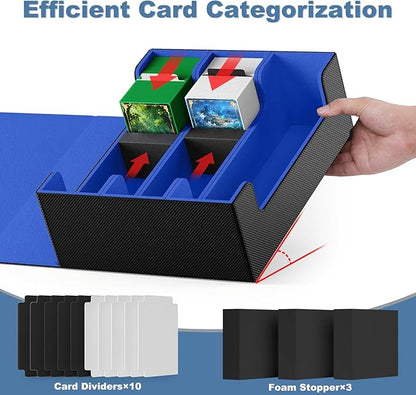 Mlikero Card Deck Case, 1800+ Trading Card Storage Box - Image 3