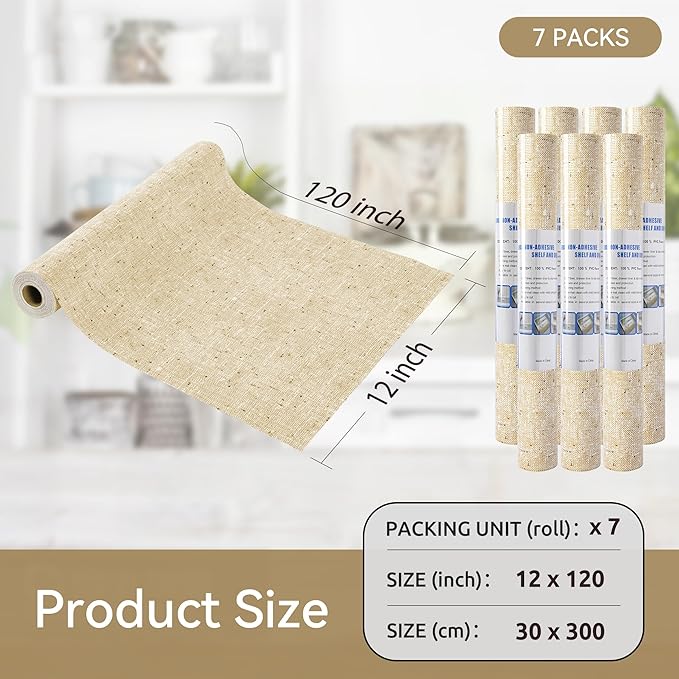 FIFTY FEET 12"x120" Non-Adhesive Shelf Liner - Image 5