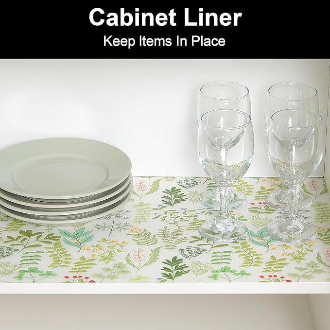 Cooyes Shelf Liners for Kitchen Cabinets, Waterproof and Oil-Proof Kitchen - Image 4