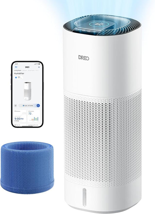 DREO Smart Evaporative Humidifier Large Room up to 1000ft², 800ml/h High Output by DREO